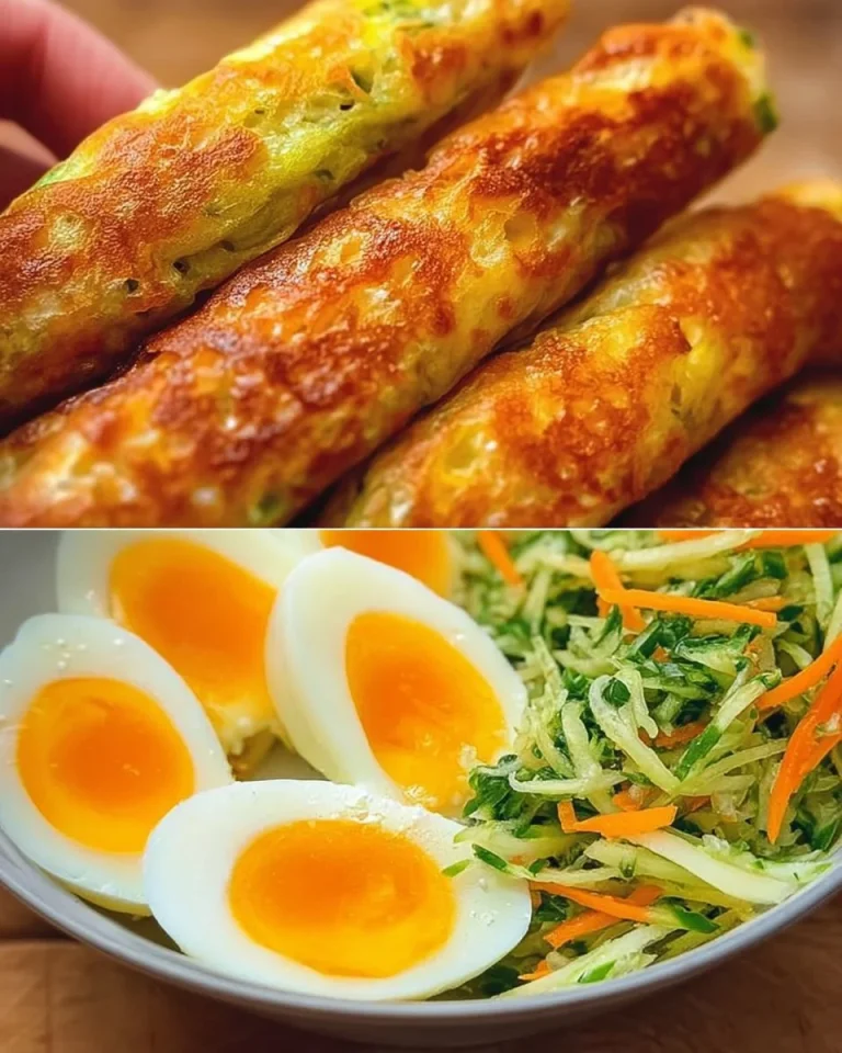 Leckere Gemüse-Eier-Sticks als gesunder Snack