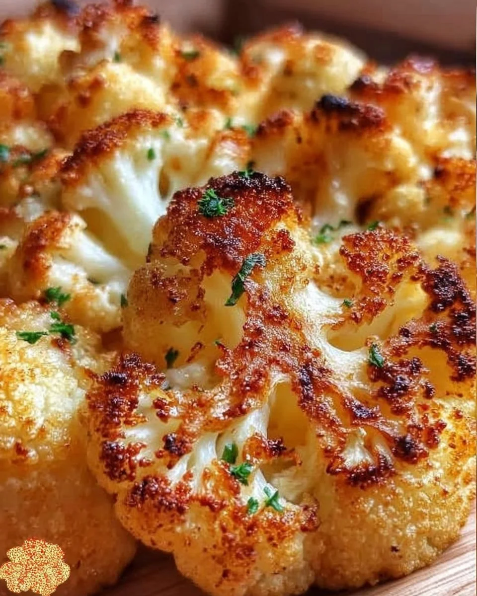 Käseblumenkohl aus dem Ofen - köstliches Gemüse mit Käse überbacken