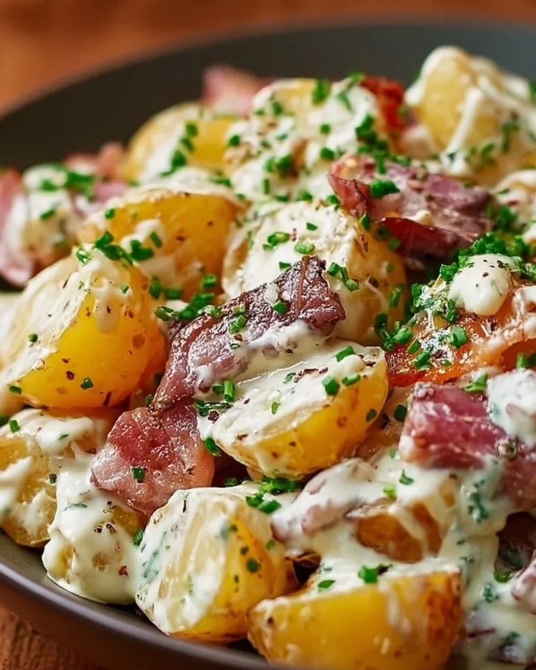 Leckerer Steakhouse Kartoffelsalat für Grillabende