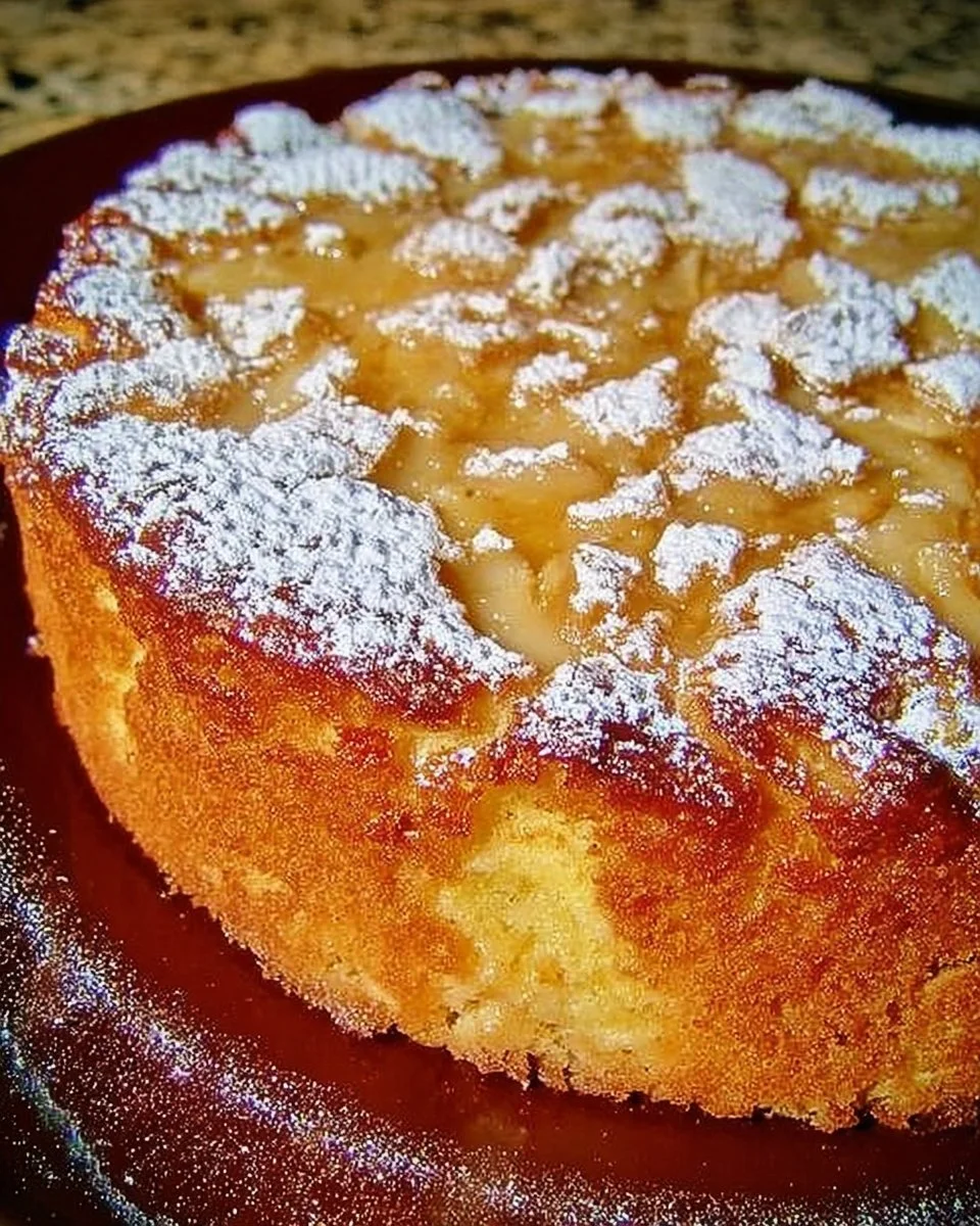 Apfel Eierlikör Kuchen mit saftigen Äpfeln und cremigem Eierlikör