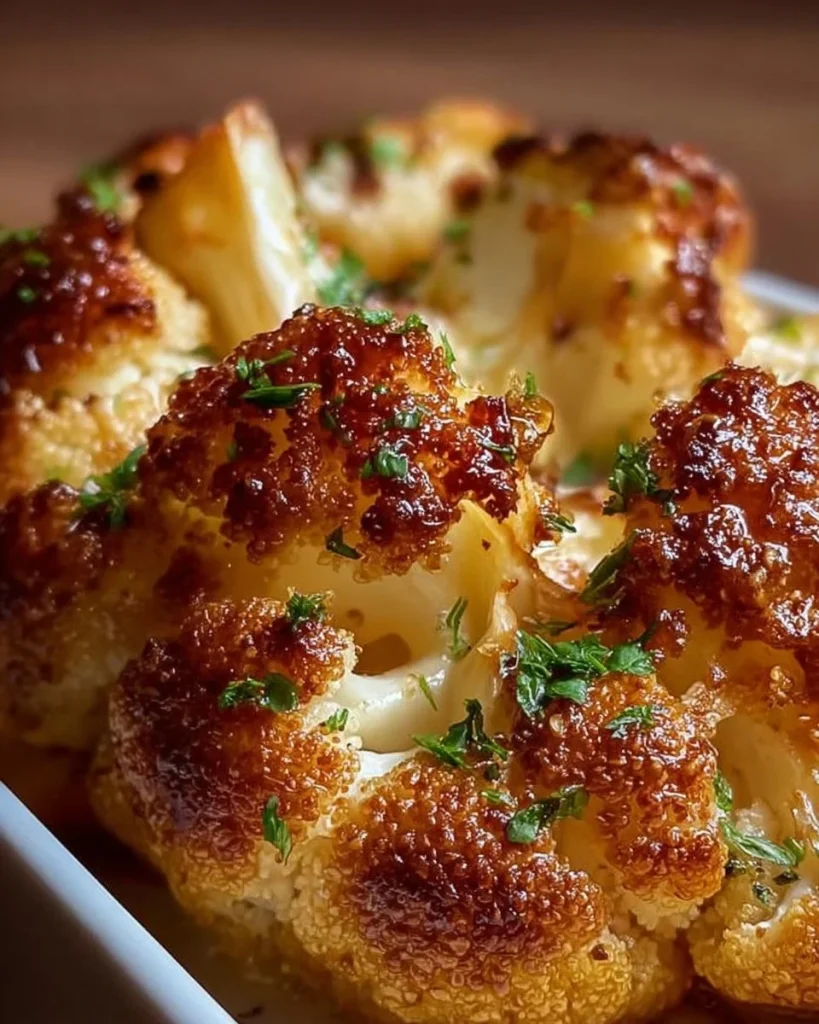 Backofen Blumenkohl Gericht, das besser als Fleisch schmeckt