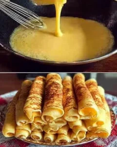 Fluffige Buttermilch Pfannkuchen auf einem Teller serviert