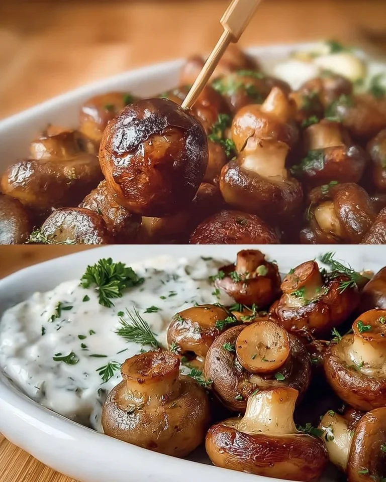Champignons wie vom Jahrmarkt, frisch und knusprig zubereitet.