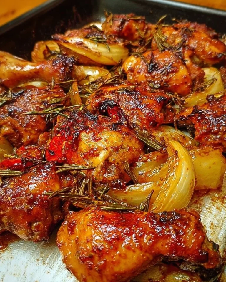 Leckere Hähnchenschenkel mal anders zubereitet auf einem Teller