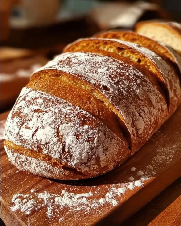 Hausgemachtes Weizenmischbrot frisch aus dem Ofen