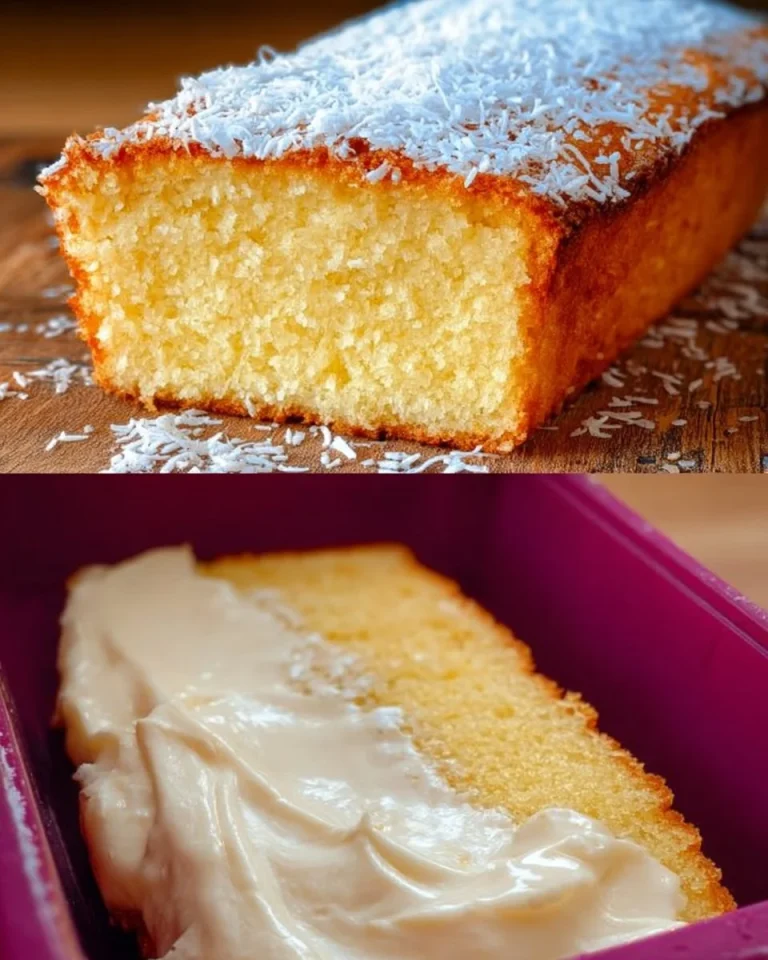 Saftiger Kokosnusskuchen mit Kokosraspeln und schokoladiger Glasur