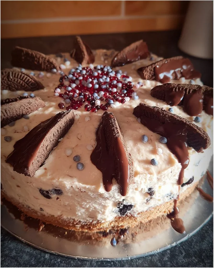 Mohrenkopftorte schnell zubereiten mit Schokoladengeschmack und Sahnefüllung