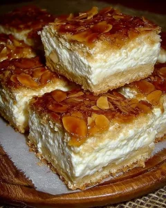 Ultimativer Bienenstich Kuchen mit Sahnefüllung und Mandelkruste