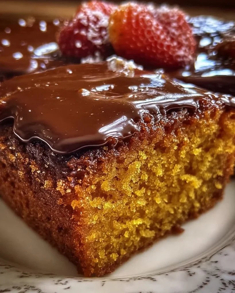 Traditioneller Deutscher Honigkuchen auf einem Teller