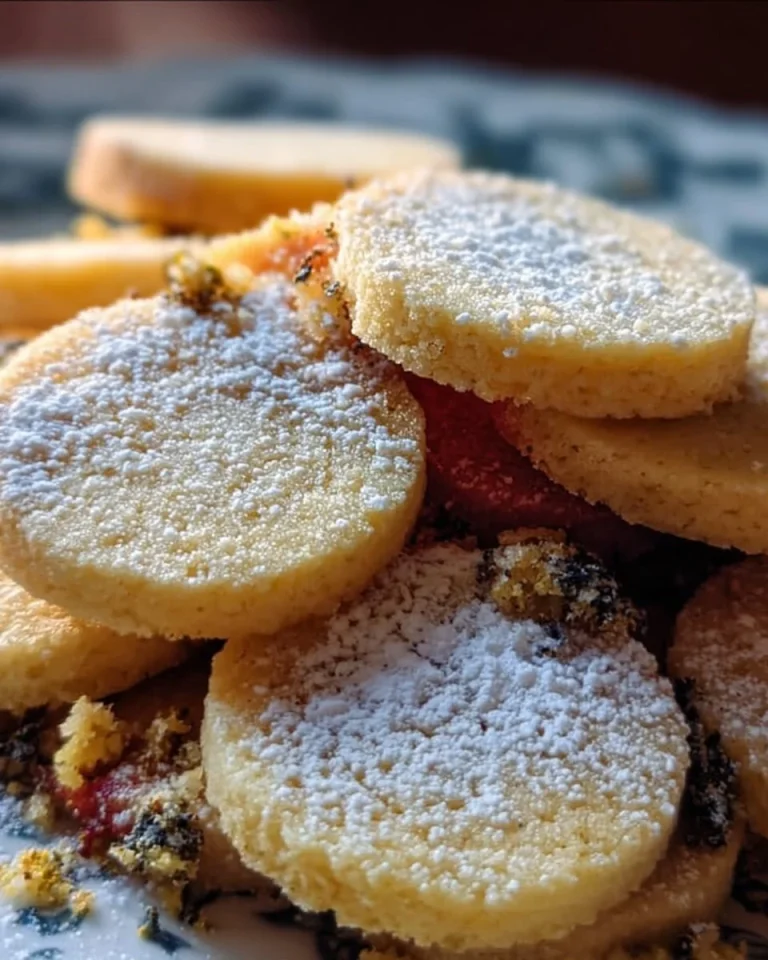 Klassischer Heidesand Keks aus der Kindheit, köstlich und gemütlich