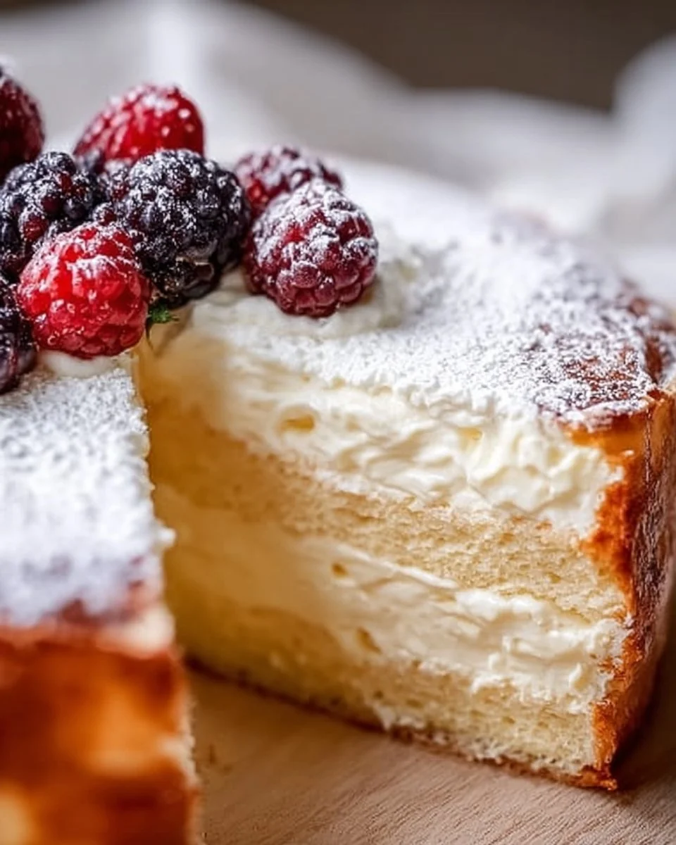 Käsesahnetorte mit frischer Sahne und Käse in appetitlichem Stück