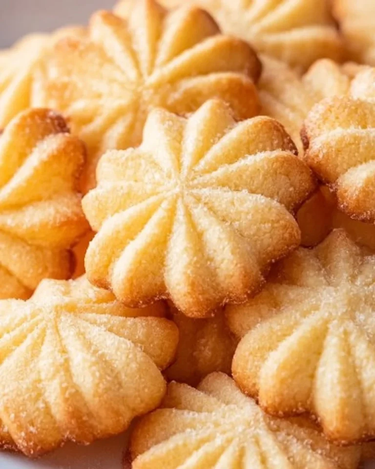 Klassische Deutsche Spritzkekse auf einem Teller