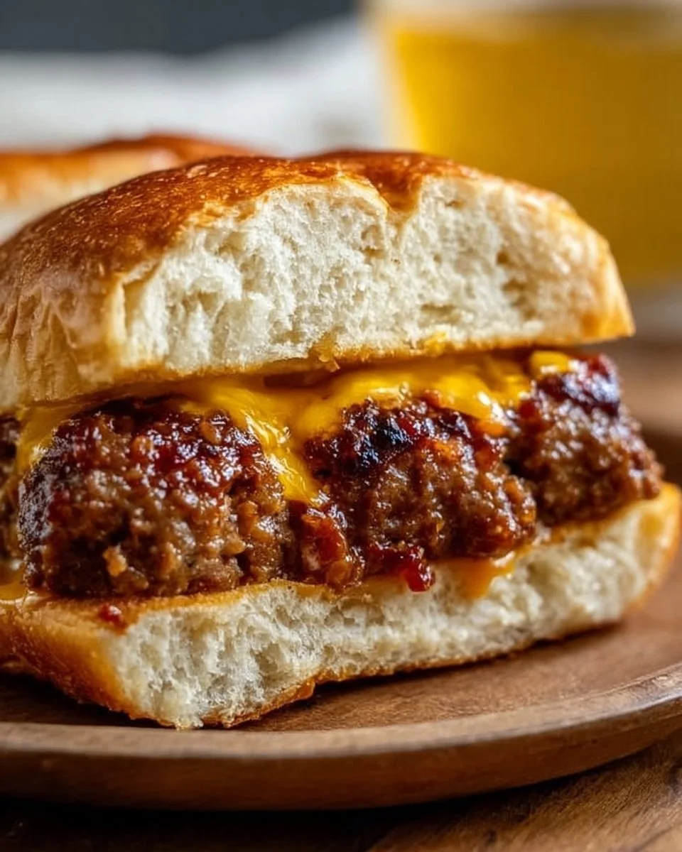 Leberkässemel kurz vor dem Verzehr, typisch bayerisches Snackgericht