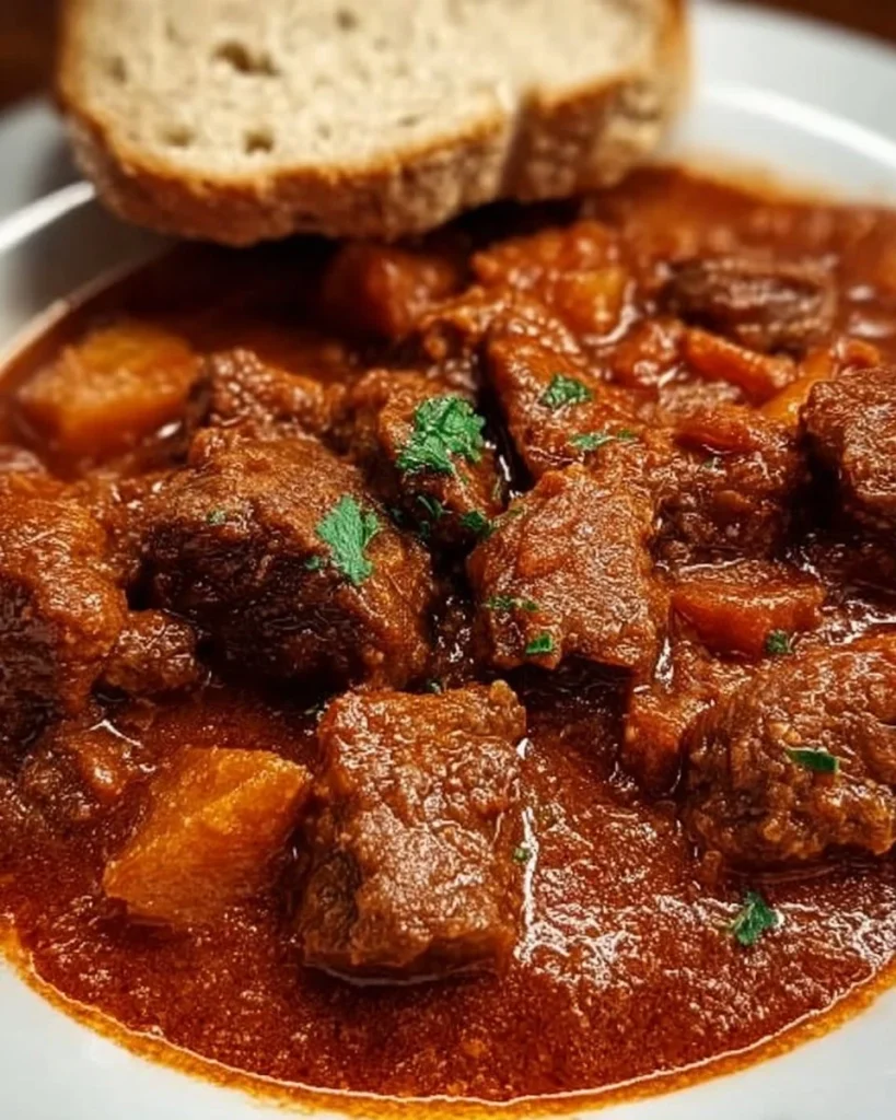 Omas Fleischtopf - herzhaftes Rindfleisch Eintopf Rezept