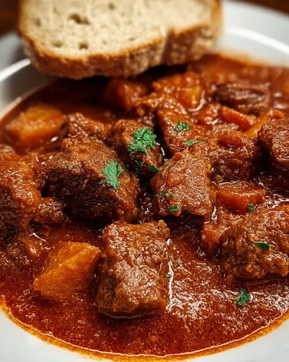 Omas Fleischtopf - herzhaftes Rindfleisch Eintopf Rezept