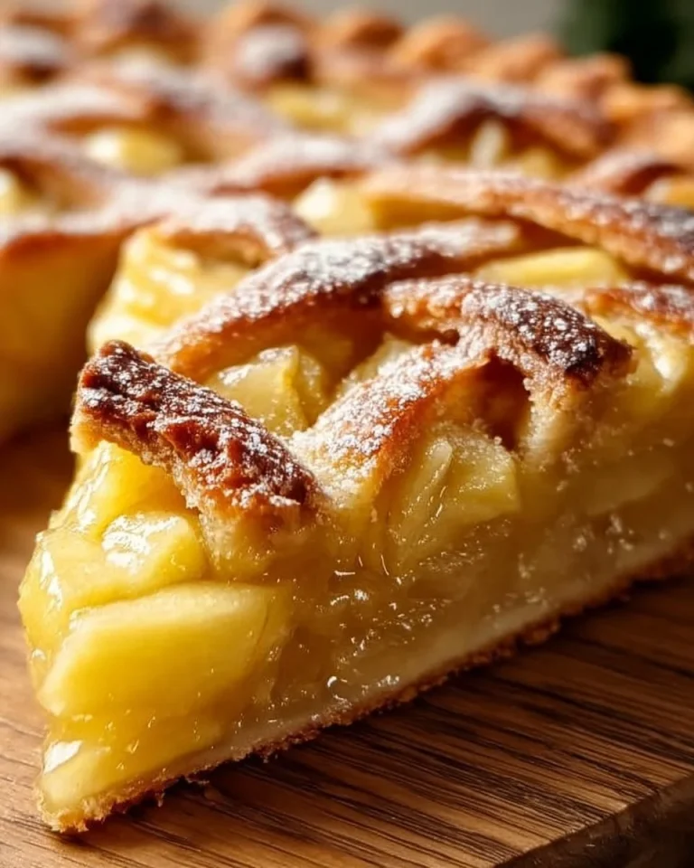 Omas Rheinischer Apfelkuchen frisch gebacken mit Äpfeln und Zimt