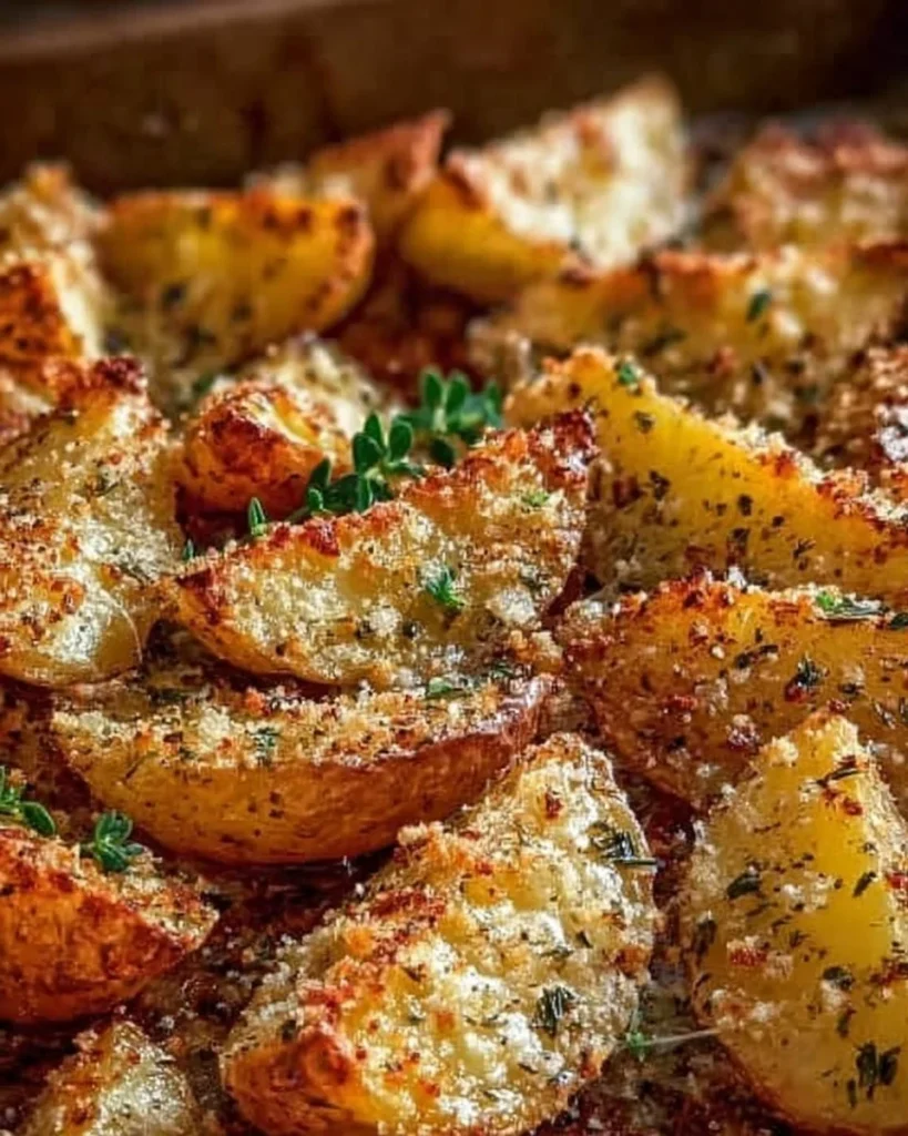 Parmesan Kartoffeln aus dem Ofen - knusprig und lecker zubereitet