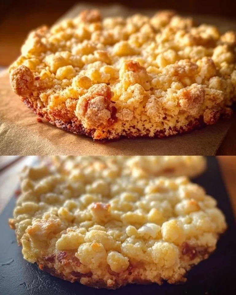 Frisch gebackene Streuseltaler wie vom Bäcker auf einem hübschen Teller.