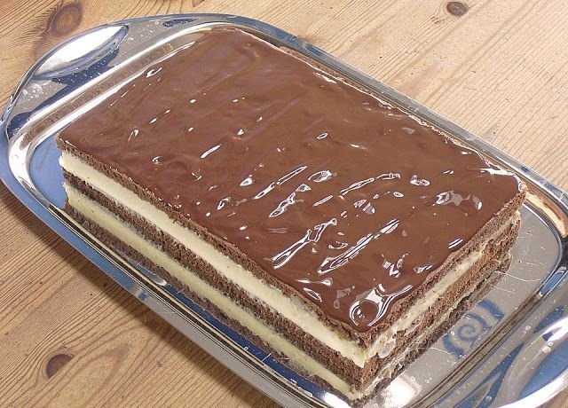 Milchschnitten mit feiner Buttercreme