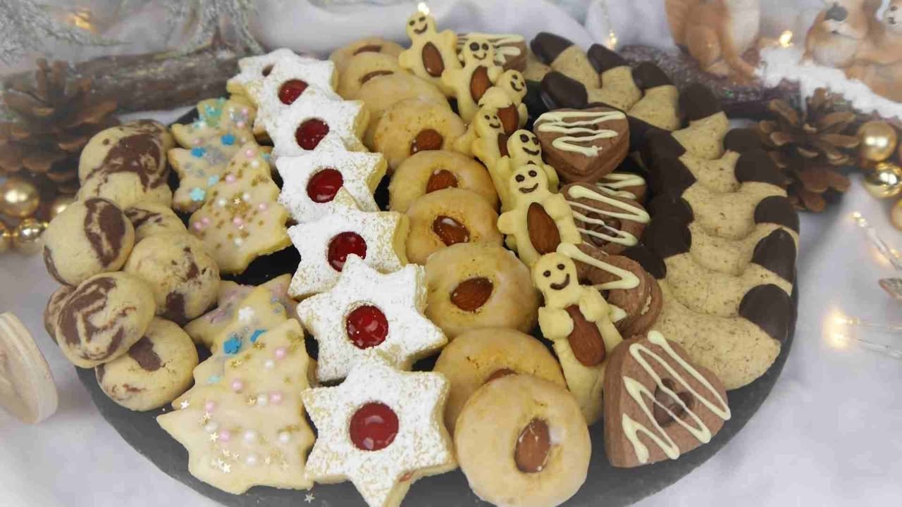 Bunter Plätzchenteller