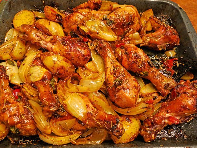 Hähnchenschenkel mal anders